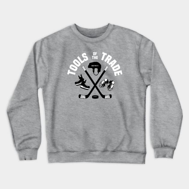 Hockey Tools of the Trade Crewneck Sweatshirt by SaucyMittsHockey